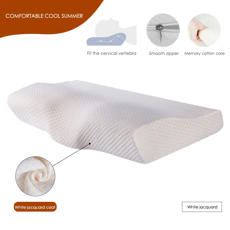 Memory Foam постельные принадлежности защитная подушка для шеи медленный отскок Подушка-бабочка здоровья затылочный шейный размер в 50*30 см