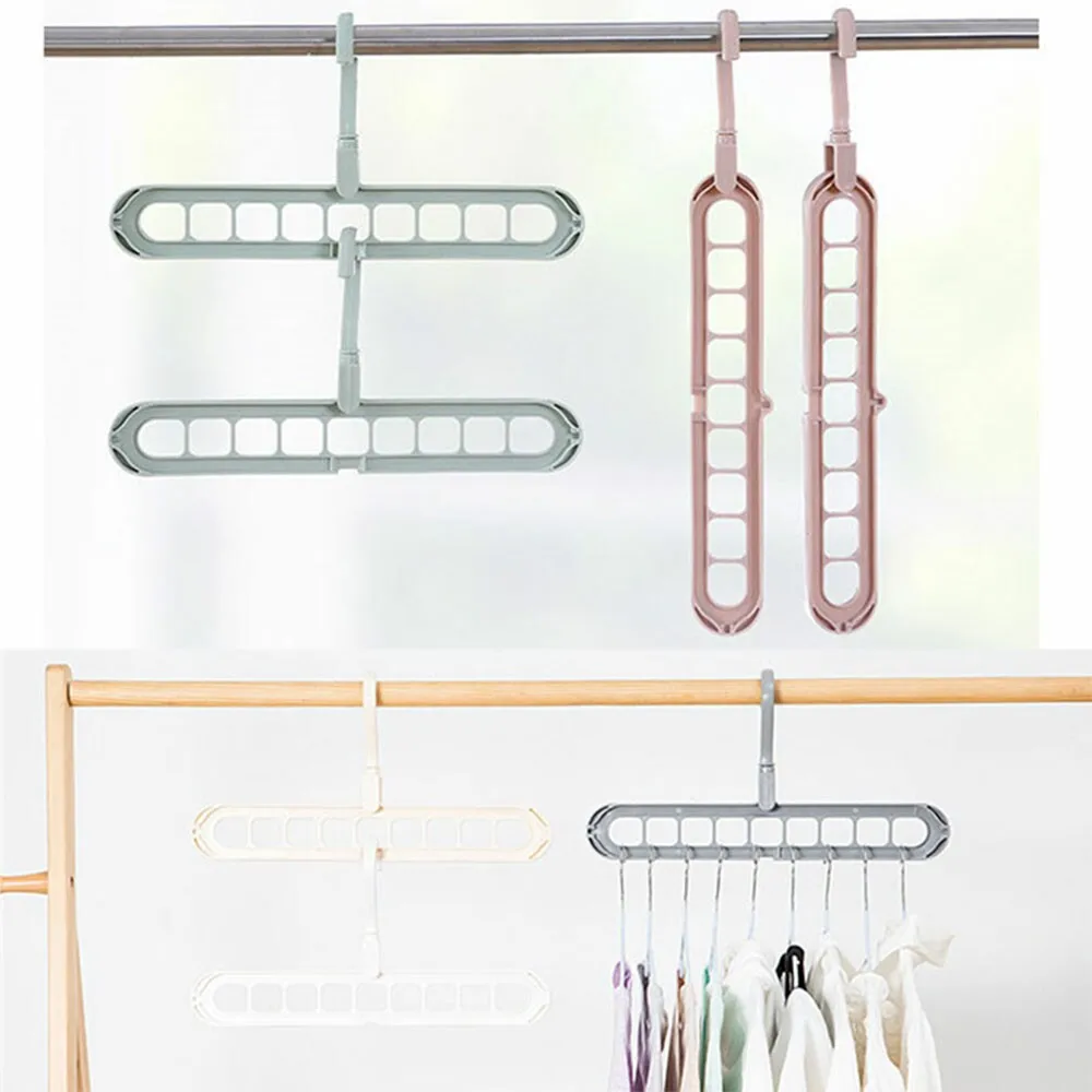 Multifunction Clothes Drying Rack Storage Hanger for Wardrobe Outdoor Balcony