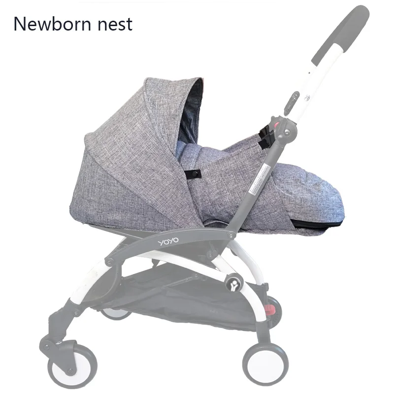 

Baby Stroller Sleeping Basket 0-6M Newborn Birth Nest Fit For Yoyo Yoya Prams Infants Winter Sleep Bags Strollers Accessories