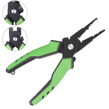 

Tools With Buckle Multifunctional Practical Easy Operate Self Locking Aluminum Alloy Stable Fishing Pliers Hanging Portable