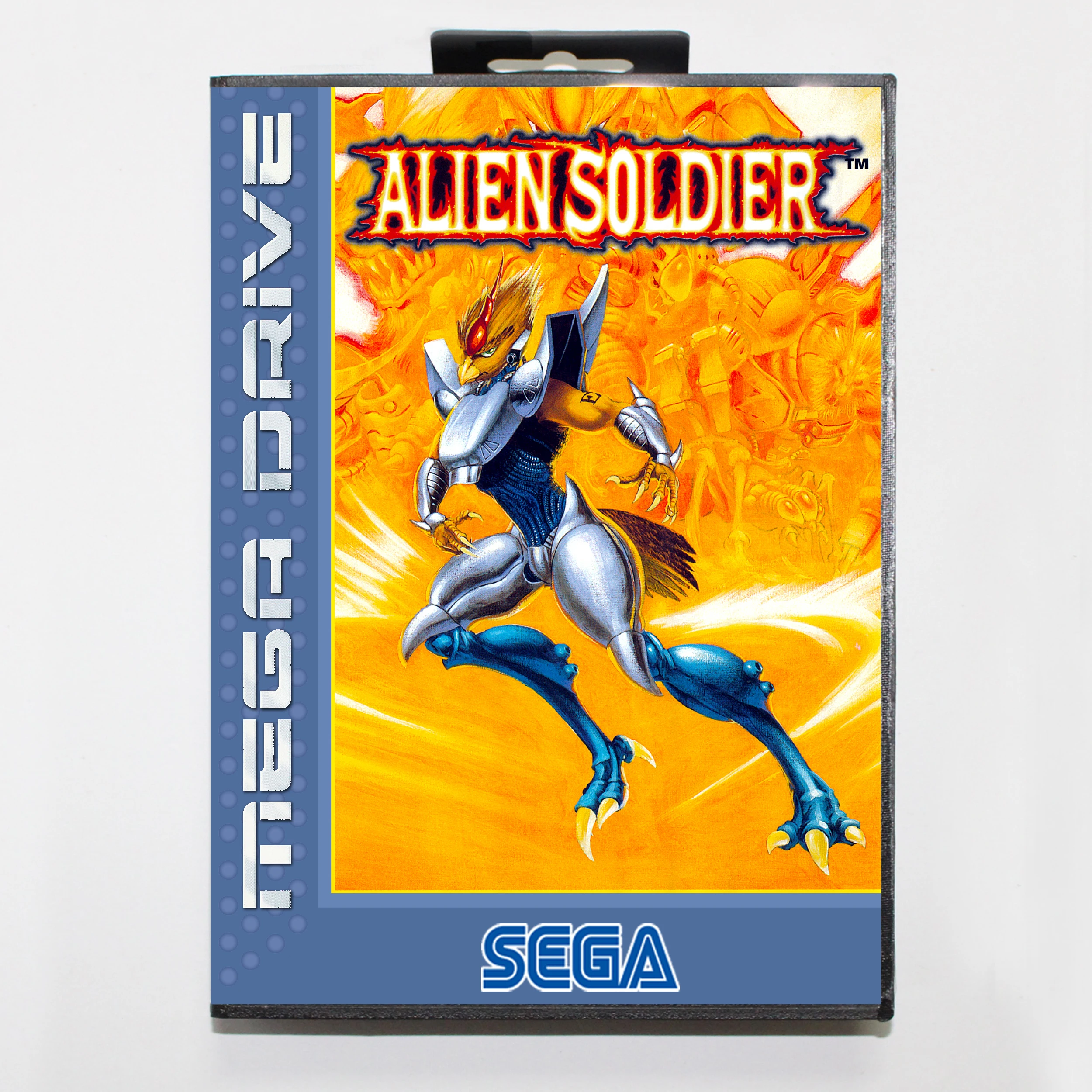 Alien Soldier 16bit MD игровая карта для sega Mega Drive/Genesis с розничной коробкой