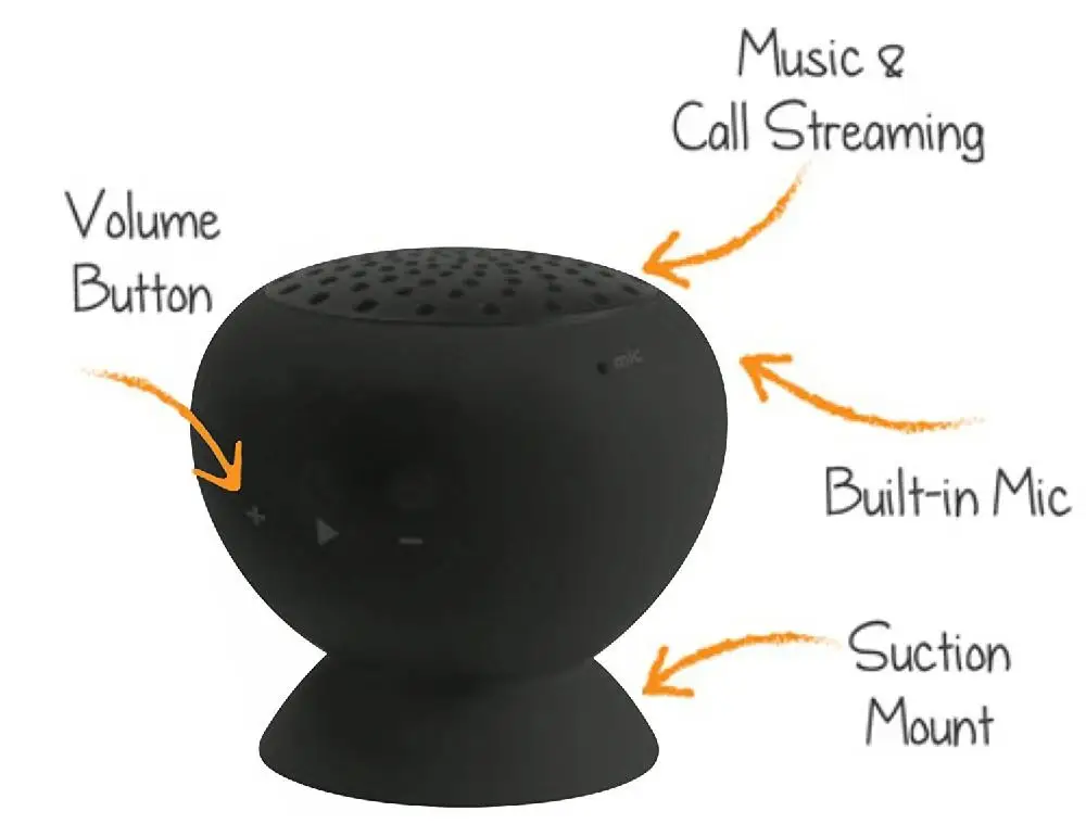 BEESCLOVER Мини Портативная bluetooth-колонка-отличный звук водостойкий со встроенным