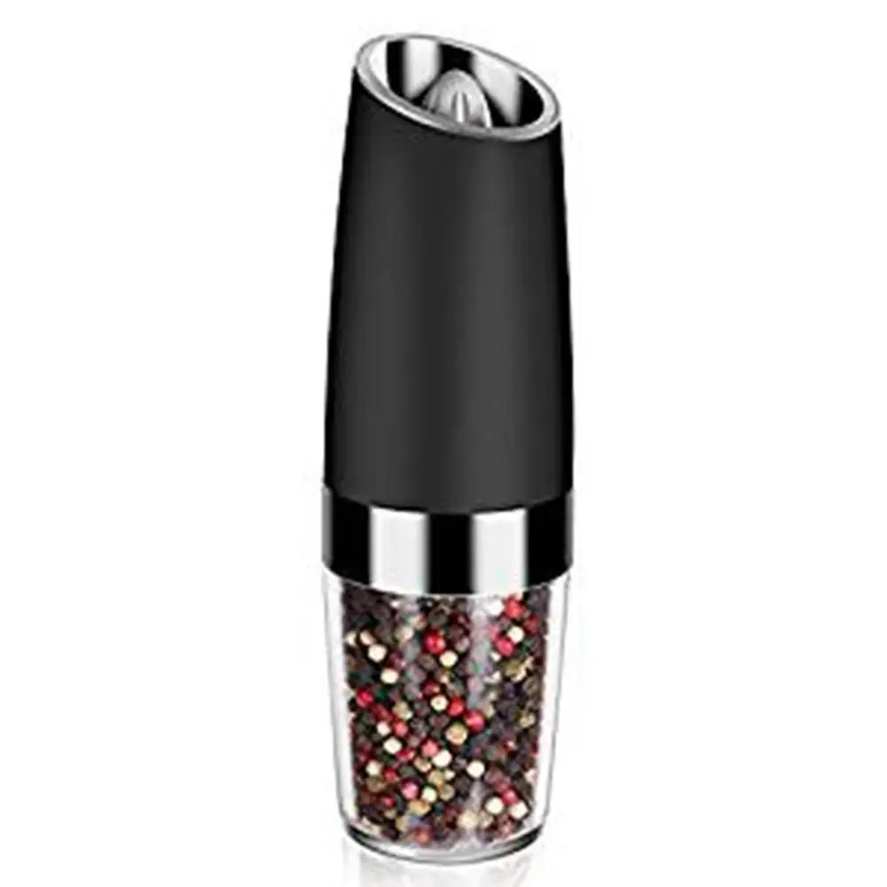 

Electric Salt and Pepper Grinder Stainless Steel Pepper and Salt Mill with LED Light for Different Cooked Food