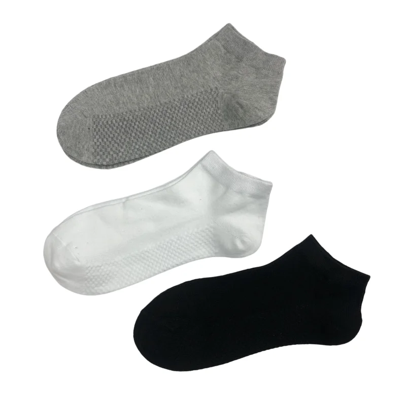 

Solid Color Business Casual Cotton Socks. Soft, Sporty, Comfortable, Breathable Summer Boat Socks In Neutral