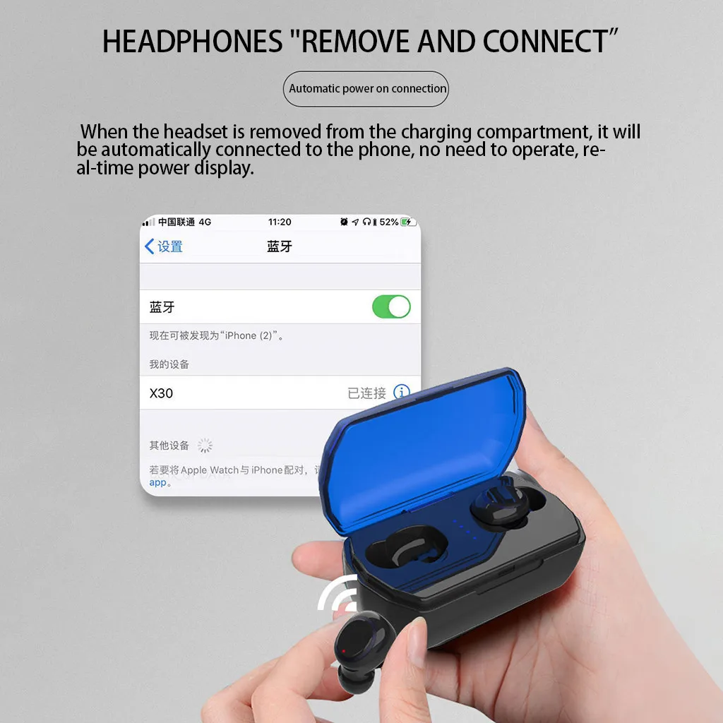 Горячая Blueteeth 5,0 гарнитура Беспроводные спортивные наушники Близнецы мини стерео наушники Беспроводные спортивные наушники