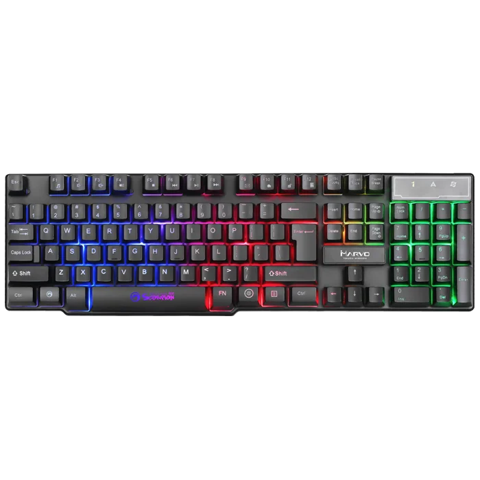 MARVO CM370 игровая Проводная клавиатура и Мышь комбо 4-в-1 Gaming Keyboard комплект(клавиатура, Мышь, Мышь Pad, бумажное полотенце, кабель для наушников