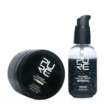 

2Pcs/lot Caviar Extract Luxury Hair Treatment Set 60ml +120ml Make Hair More Soft And Smooth New