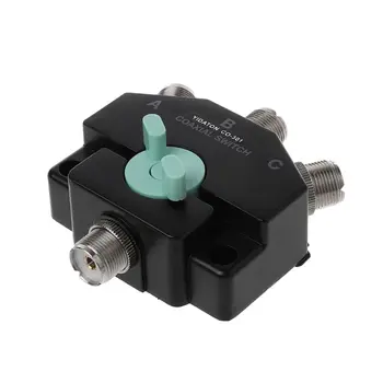 

CX-310 C0-301 Heavy Duty Wideband 3 Way Adapter Coaxial Switches with Connectors Electronic Accessories