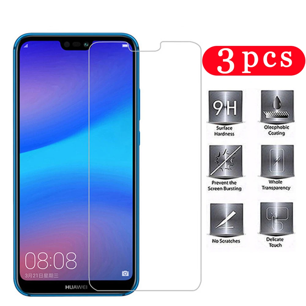 Закаленное стекло 9H для huawei nova 5 5i pro 5T 5Z 4 4E 3 шт. защитная пленка экрана телефона 3i 3E