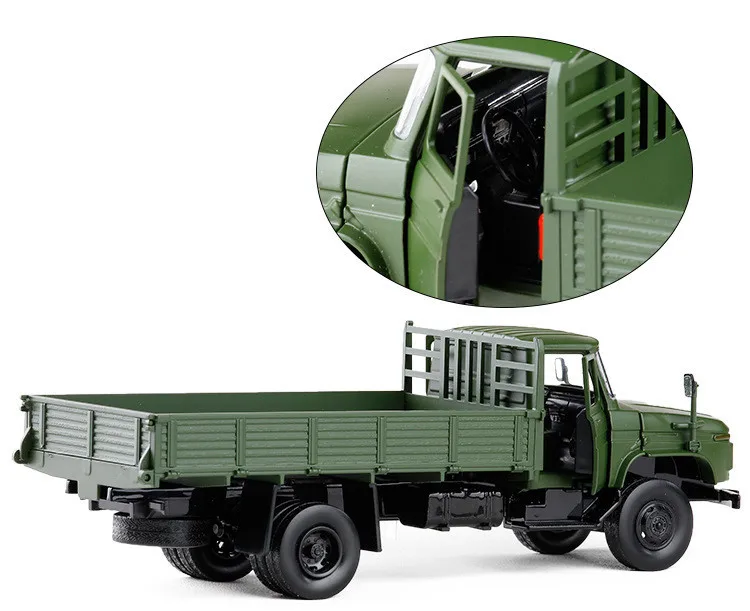 Высокое качество 1:36 141 военный грузовой транспорт грузовик сплав модель, моделирование литья под давлением звук и декоративные светильники