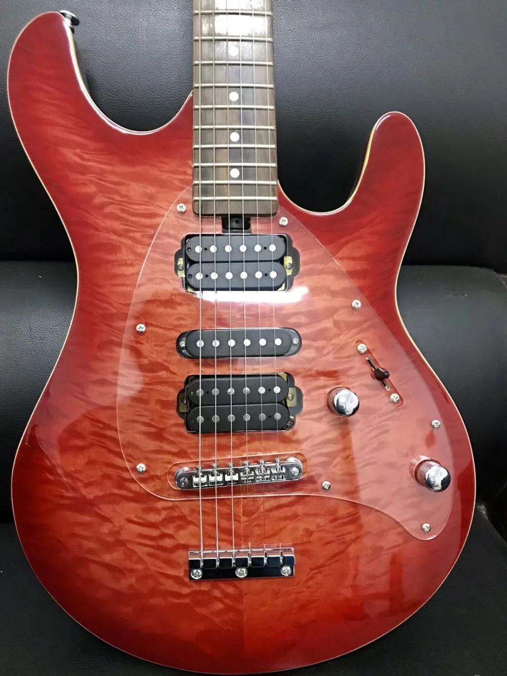 Новинка+ фабрика+ красный Steve Morse signature music man SM-Y2D электрогитара ernie ball music man Y2D гитара