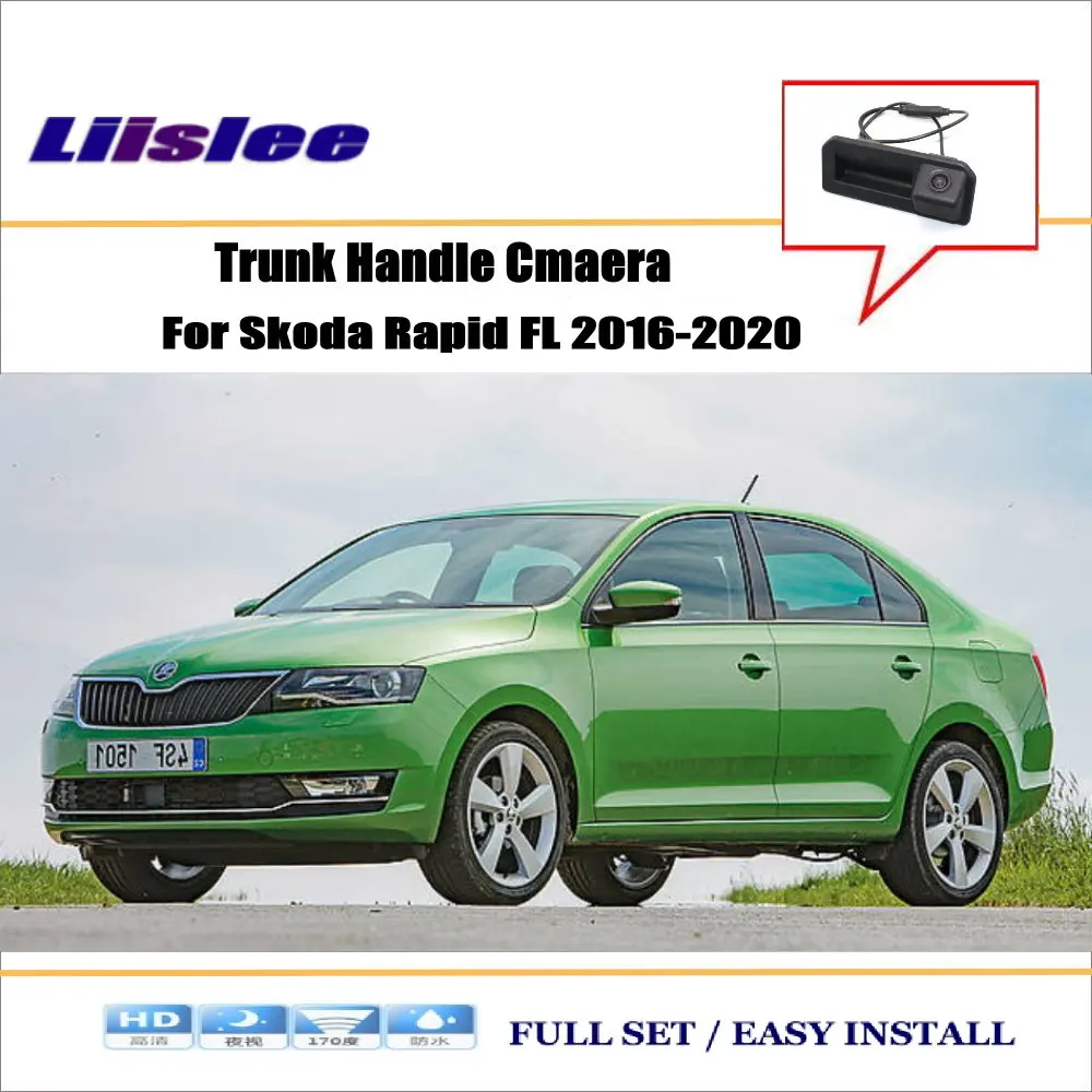 Камера заднего вида для Skoda Rapid FL 2016 2017 2018 2019 2020 вместо оригинальной заводской
