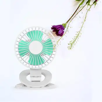 

5V 1.5W USB Clip Desktop Fan Large Capacity Mini Portable Clamp Fan Air Cooler Office Table Fan Outdoor
