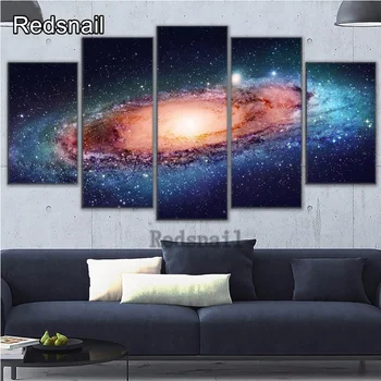 

Space Nebula Scenic 5D DIY Diamond painting Crystal Diamond Cross Stitch 5 PCS Diamond Embroidery Mosaic Rhinestone decor TT1143