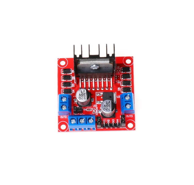 1pcs L298N Driver Board Module L298N Stepper Motor Smart Car Robot Breadboard Peltier High Power L298 DC Motor Driver