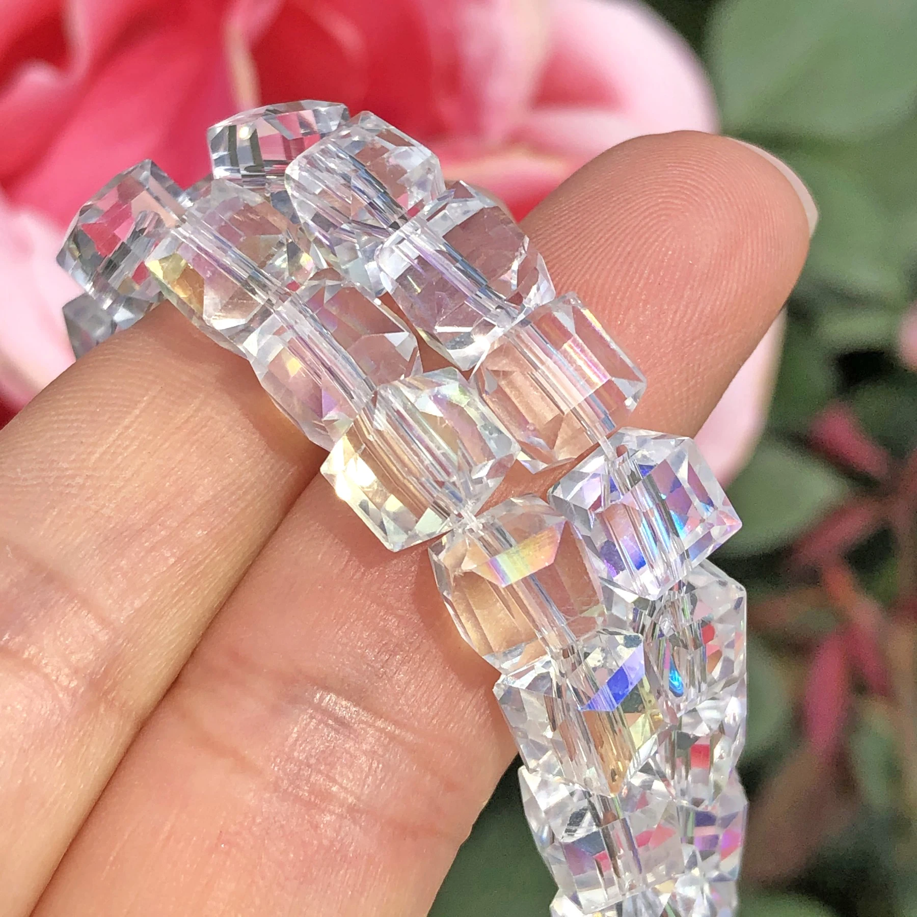 Bracelet Ancien Avec Perles - Bijou Vintage Occasion - Bon état Général