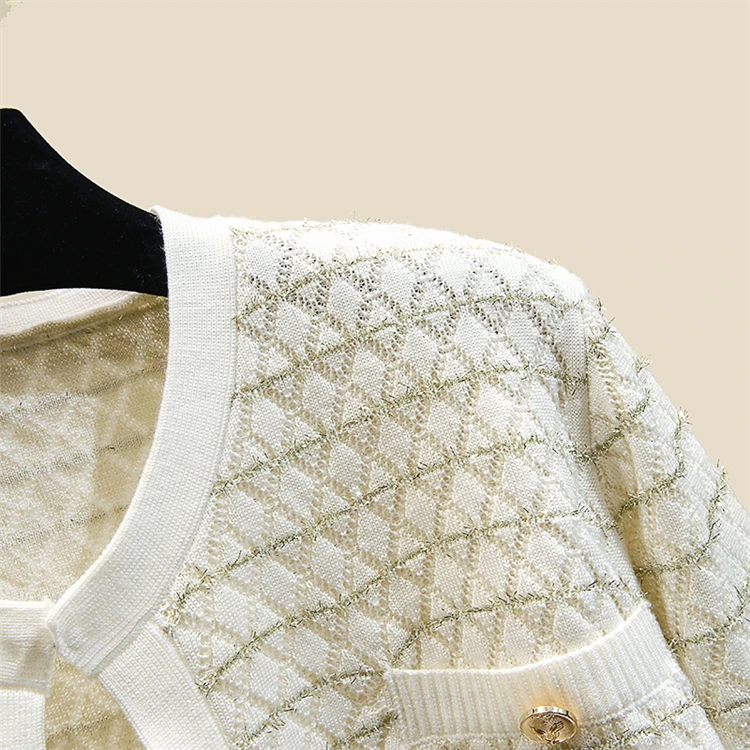 Осенний кардиган для леди осень женский маленький ароматный ветер короткий вязаный кардиган куртка Женский, с длинным рукавом Короткое вязаное пальто