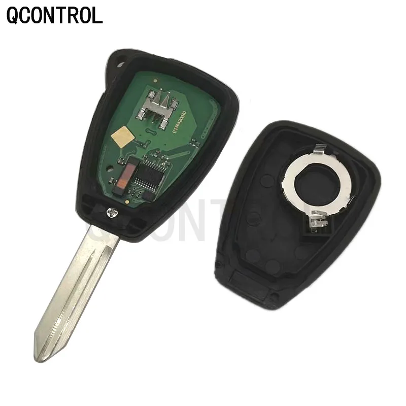 QCONTROL Автомобильный Дистанционный флип-ключ 315/433 МГц для JEEP Auto Commander Wrangler Патриот компас Grand Cherokee Liberty с чипом ID46