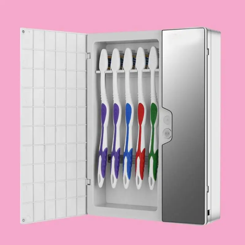

UV Light Ultraviolet Toothbrush Sterilizer Toothbrush Holder Organizer Squeezers Dispenser Home Bathroom Set