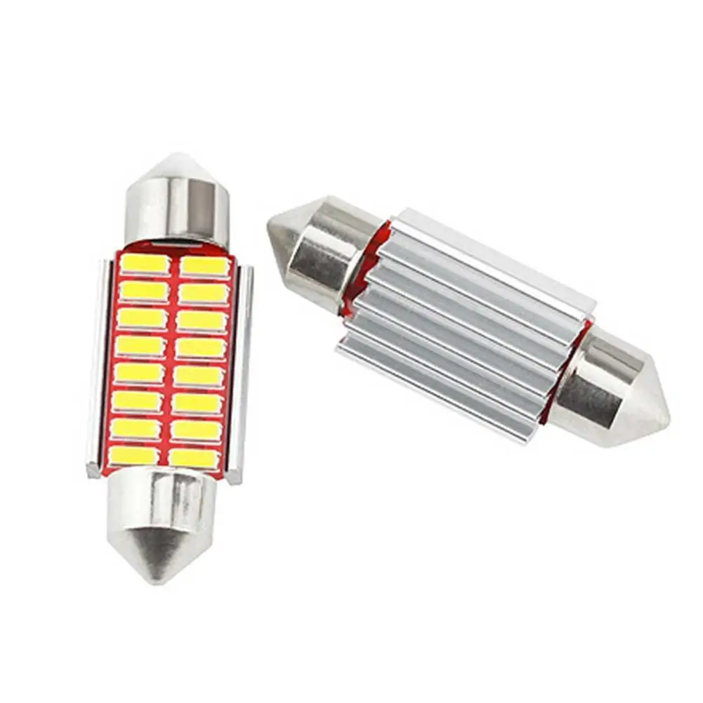 Супер яркий 4014 SMD Автомобильный светодиодный фестон светильник Canbus безошибочный