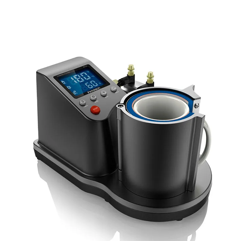 

Mini Pneumatic Baking Cup Machine Mug Heat Transfer Machine Sublimation Printing Machine ST-110 280W 110V/220V