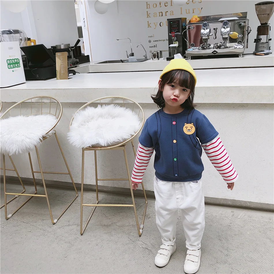 Tonytaobaby/осенне-зимняя одежда новая детская одежда для мальчиков и девочек свитер для мальчиков и девочек с рисунком ракеты