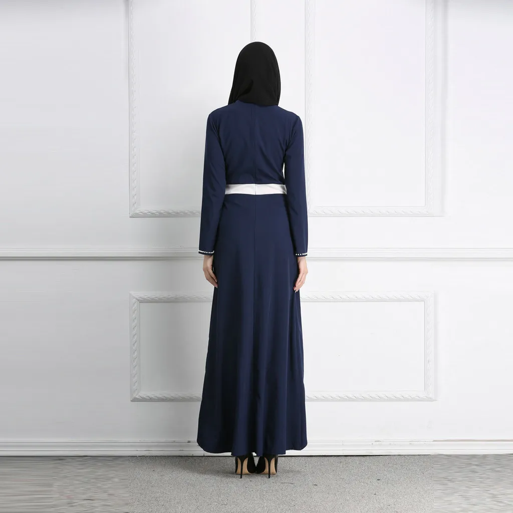 Abaya женское арабское мусульманское ислам ic мусульмане арабы крупные жемчужины халат Новая женская абайя, кафтан длинное платье