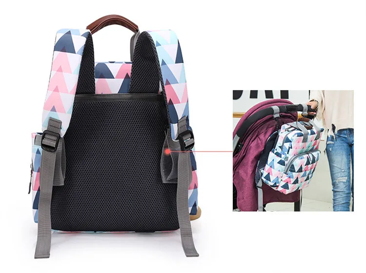 Рюкзак для мамы сумка большой емкости материнский детский подгузник памперс Сумка вместительная сумка для путешествий дизайнерская пеленки для ухода сумка для уход за ребенком для мамы