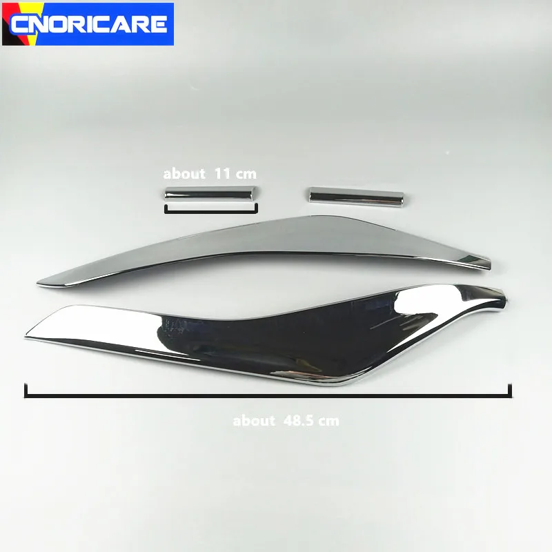 Car Front Grille Trim Strips ABS 4pcs For Volvo XC60 2014-17 Auto Exterior Modified Accessories