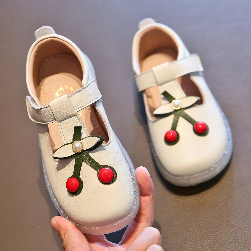 

Autumn & Spring Single Princess Shoes 4-12 years Girls' Leather Shoes Beans Shoes Girls' Soft Sole Shoes Leather Shoes