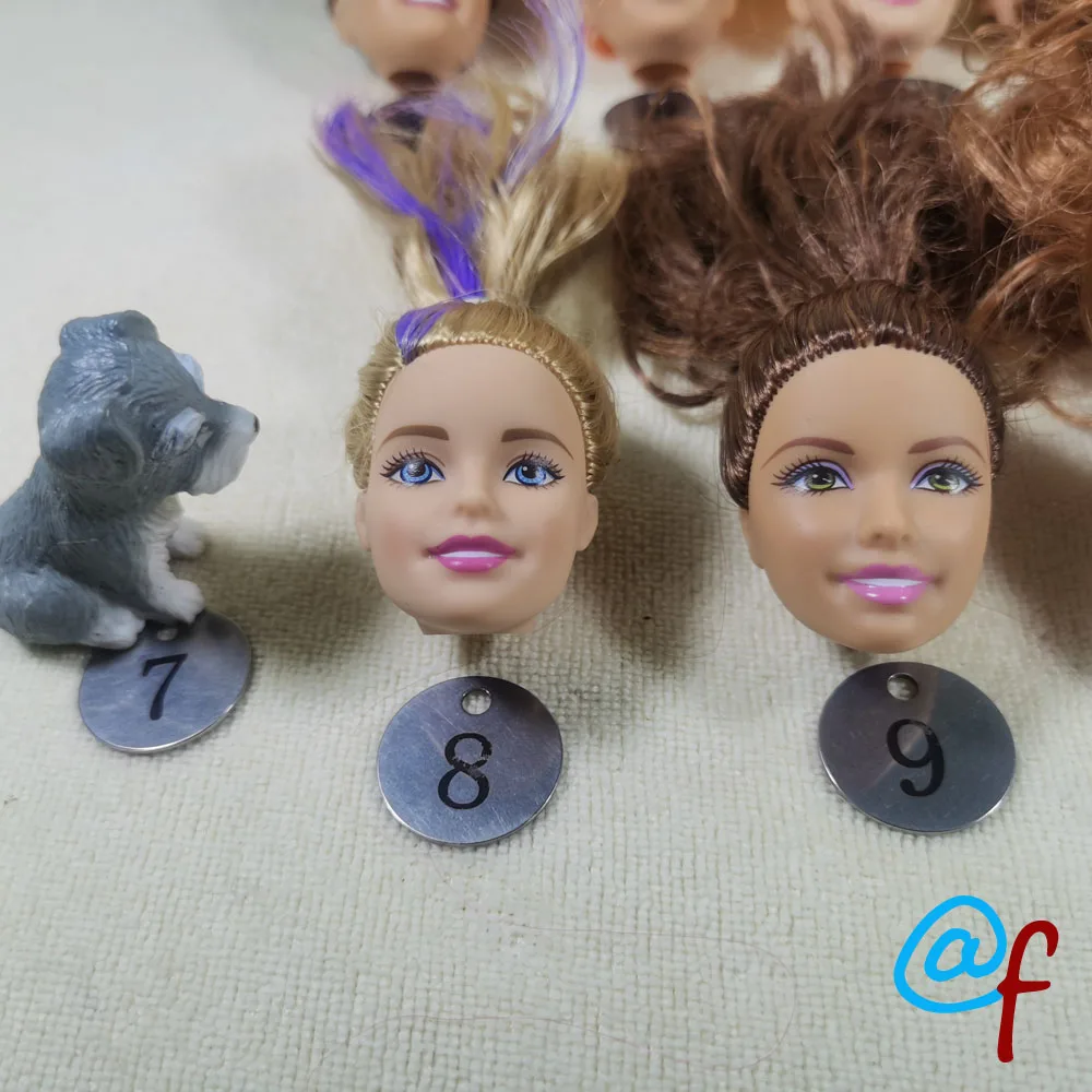 B20-3 оригинальные импортные товары Европейский Beauty1/6 OOAK Обнаженная кукла голова мускусные волосы для DIY мягкая ПВХ голова 90% Новинка