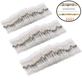 

100/500/1000PCS Waterproof Solder Seal Sleeve Splice Terminals Heat Shrink Electrical Wire Butt Connectors AGW26-24 Kit