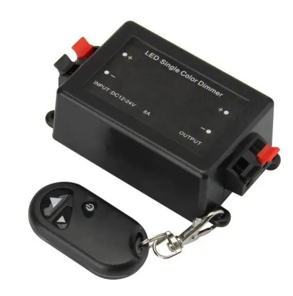 8A 3key dimmer 8A/30A светодиодный пульт дистанционного управления для диммера DC 12V 24V Регулируемый драйвер яркости один цвет светодиодный лента-лампа источник питания 5050 - Цвет: 8A 3key dimmer