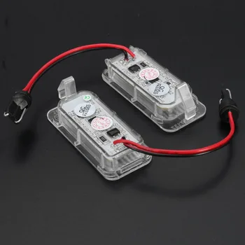 

2 Pcs LED Rear Number License Plate Light Number Plate Lamp Bright White For For Fiesta For For Kuga For Mondeo
