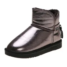 Winter Woman Snow Boots Plush Warm Platform Ladies Shoes Genuine Leather Waterproof Fashion Basic Classic Women Ankle Boots