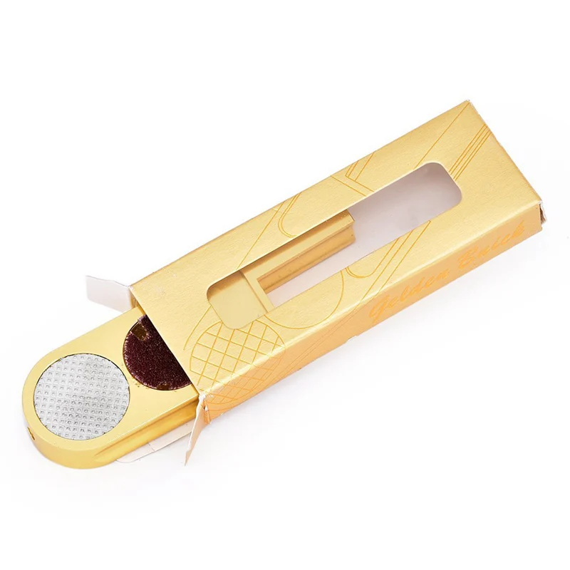 Billiard Pool Cue Tip Shaper Tool, U Shaped Multi Functional Cue Tip Trimmer for Cue Snooker Tips- Gold
