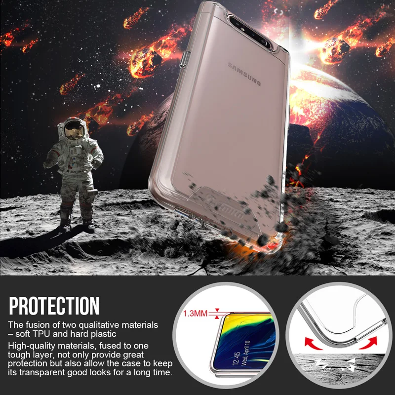 TOIKO Chiron Прозрачный чехол для Samsung Galaxy A80 SM A805F противоударные аксессуары телефонов