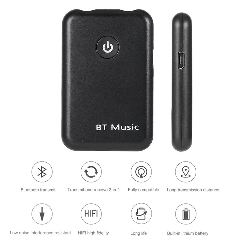 2 в 1 Bluetooth V4.2 аудио передатчик приемник аудио музыкальный адаптер