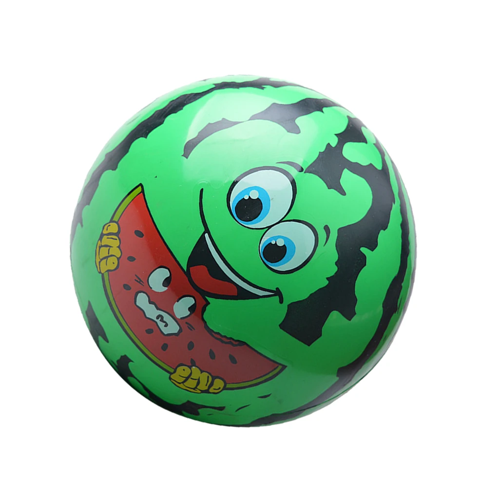 Watermelon Face Children Inflatable Blow-up Ball Beach Pool Toy 8.66