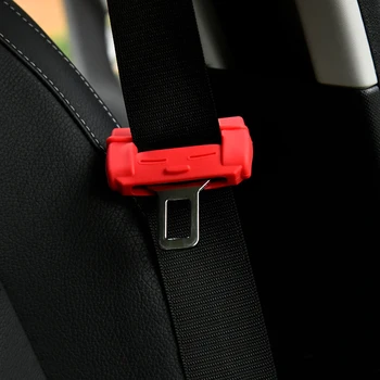 

Car Seat Belt Buckle Cover Protector Interior Decoration For Smart 453 451 fortwo forfour Universal Car Accessories