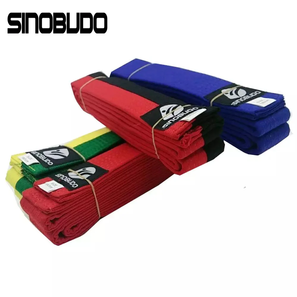 SINOBUDO 2020 Новый 180 см пояс для тхэквондо WTF цветной боевые искусства каратэ дзюдо