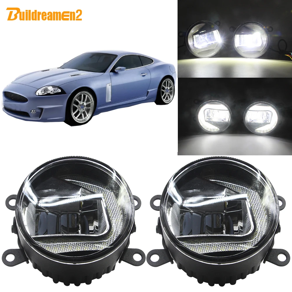 Buildreamen2 для Jaguar XK _ J43 2006-2013 Автомобильный светодиодный проектор переднего бампера