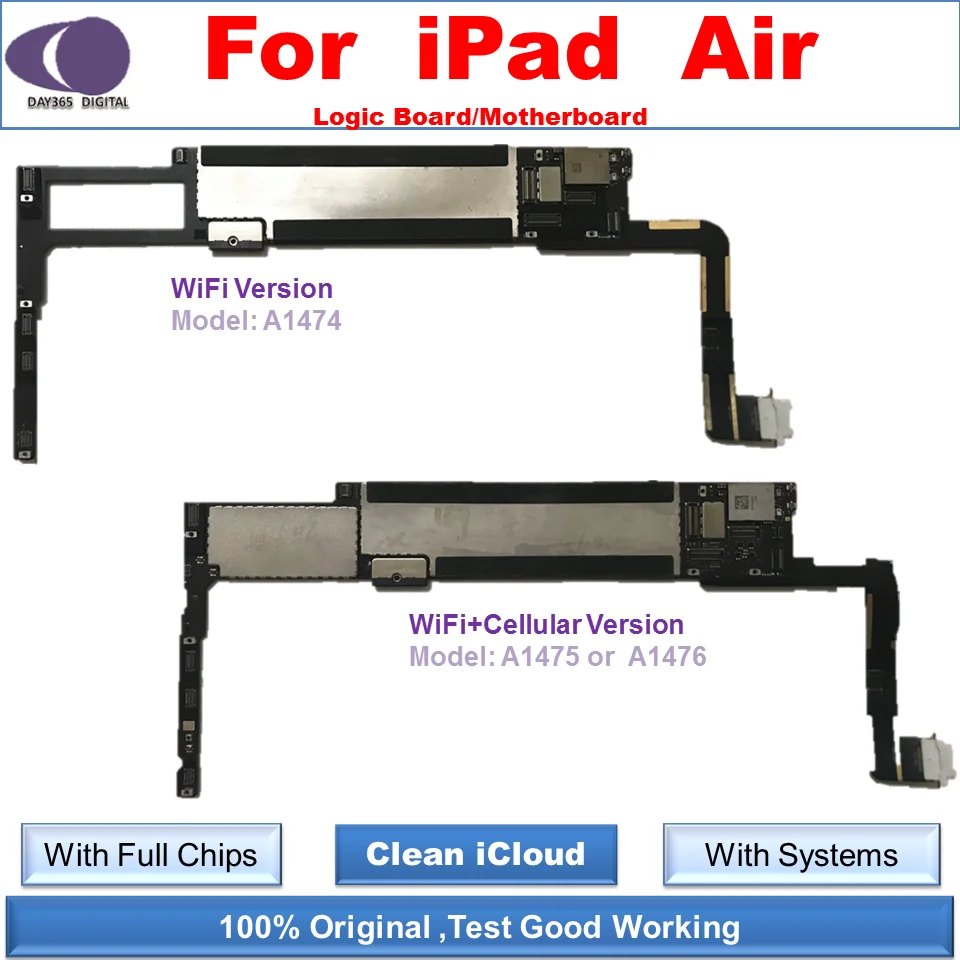 MOTHERBOARD CARTE MERE IPAD AIR air A1474 16Gb 821