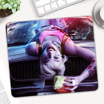 

Harley Quinn Gaming Mouse Pad Natural Rubber Rectangle Mause Mice Mat Laptop Computer Desk Keyboard Mousepad