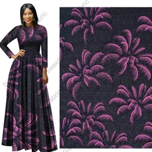 Хлопковые африканские материалы Датская восковая Nederland фиолетовая печать Pagne Анкара Высококачественная голландская для вечерние платья ткань для штор
