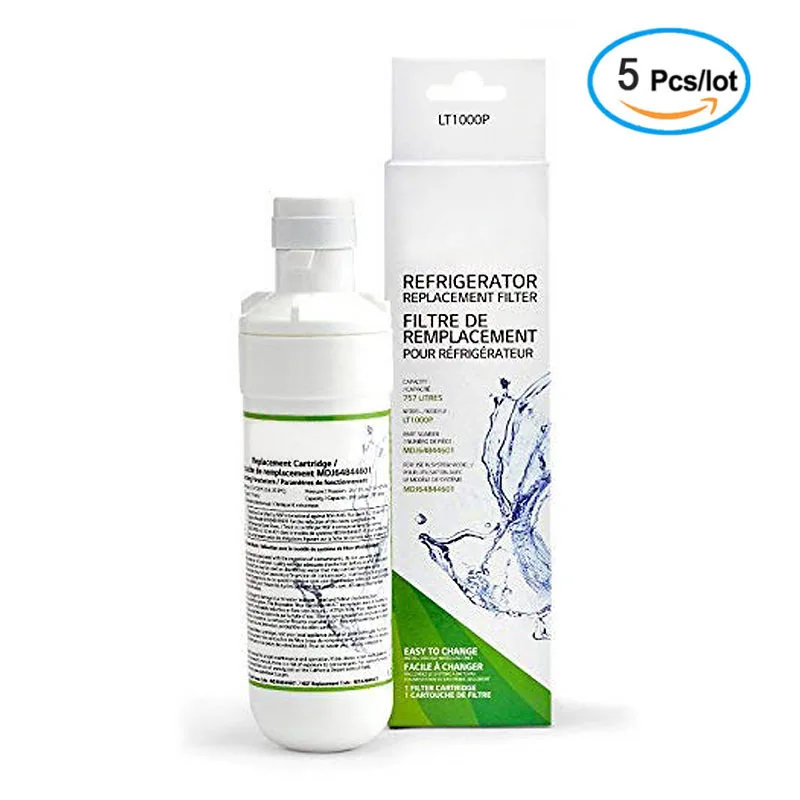 

LT1000P Refrigerator Water Filter Replacement , Compatible with LG LT1000P, MDJ64844601, Kenmore 46-9980, 9980 5 Pack