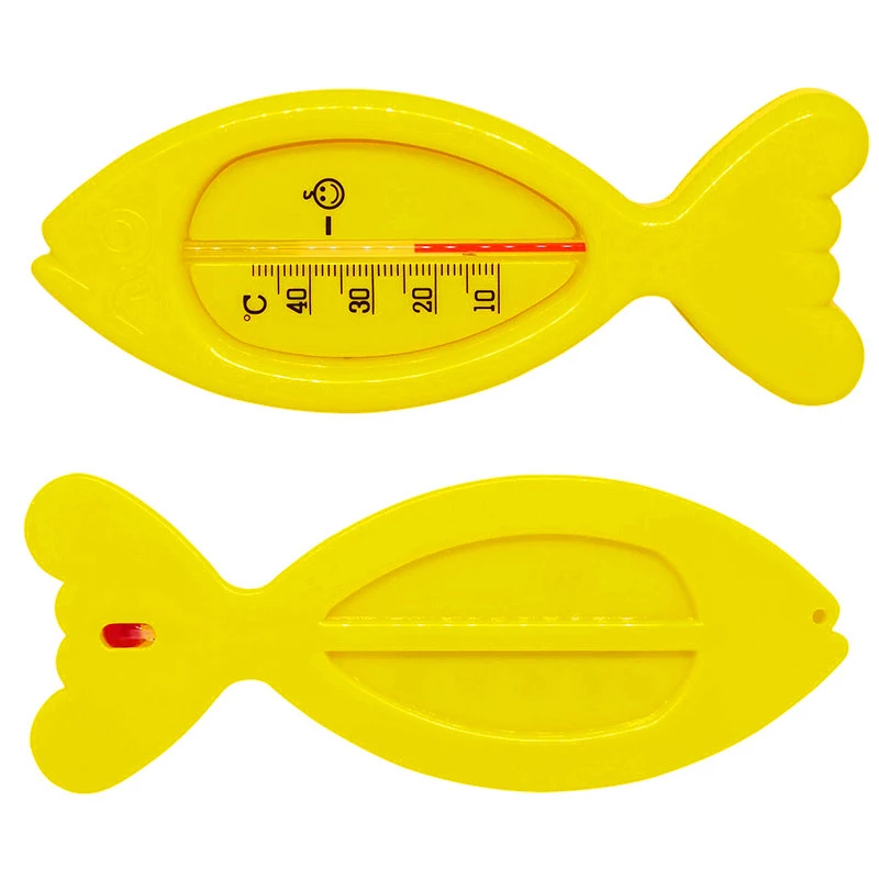

Baby Bath Thermometer for Baby in Bath and Swimming Pool Yellow fish Shape Infant Thermometer Kids' Bathroom Safety Products