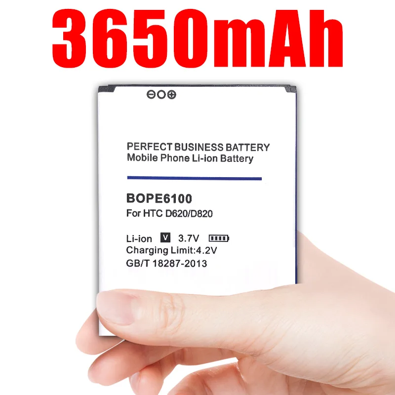 3650 мА/ч, BOPE6100 Батарея для htc Desire 620 620G D620 D620h D620u Desire 820 мини D820mu A50M