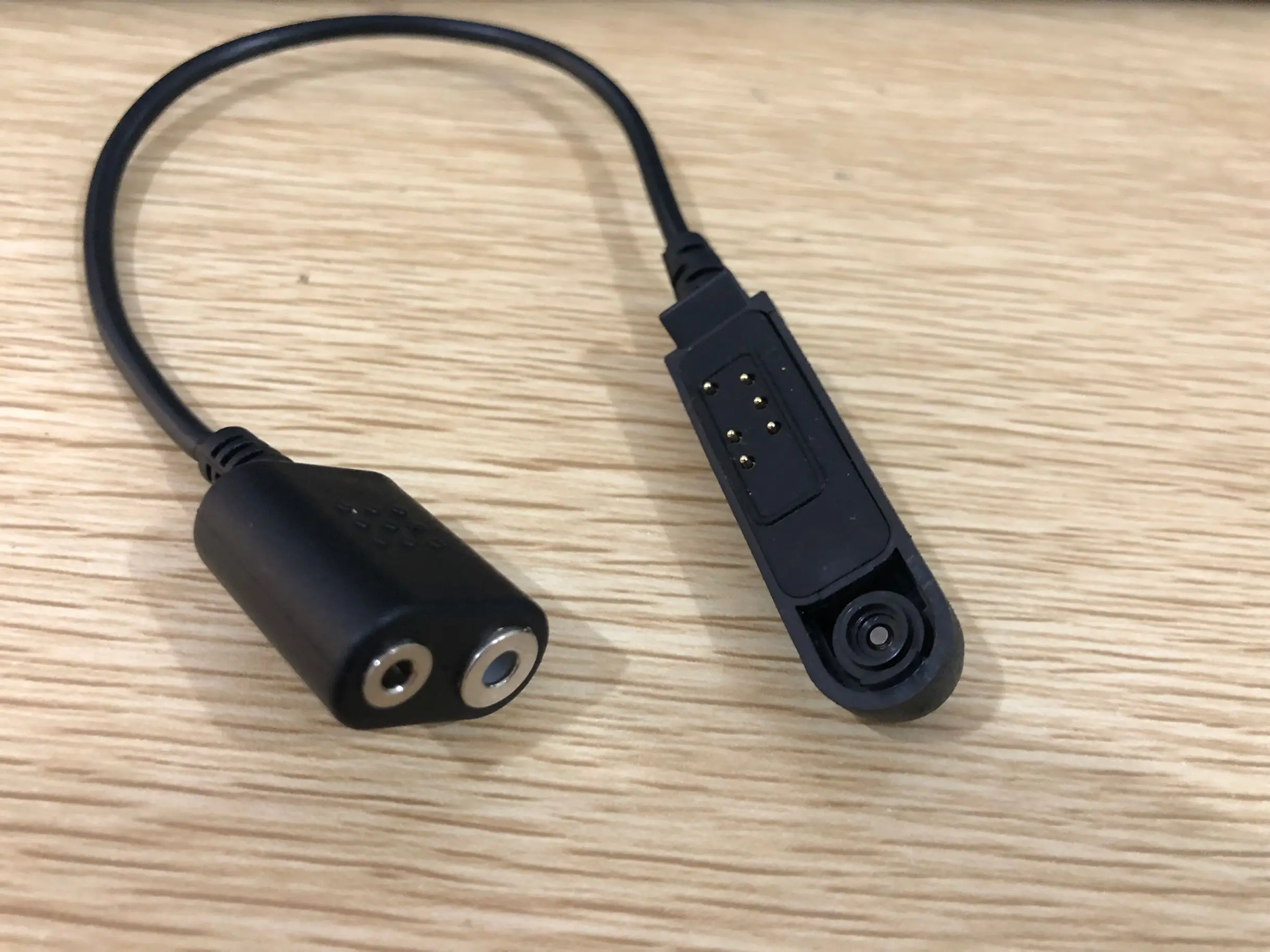 Иди и болтай Walkie Talkie “иди аудио кабель-адаптер для Baofeng UV-XR UV-9R плюс K Интерфейс 2Pin