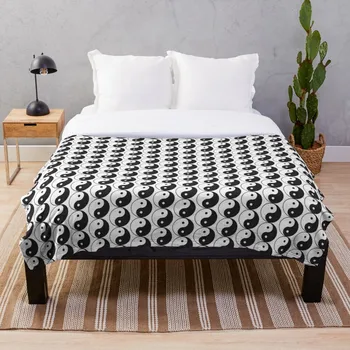 

Yin Yang Blanket Wool Flannel Plush Blanket Bedspread For office Sherpa Blanket Couch Quilt Cover Travel